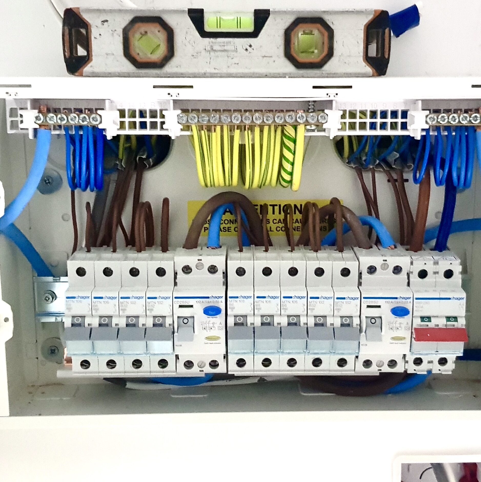 electrical mains board